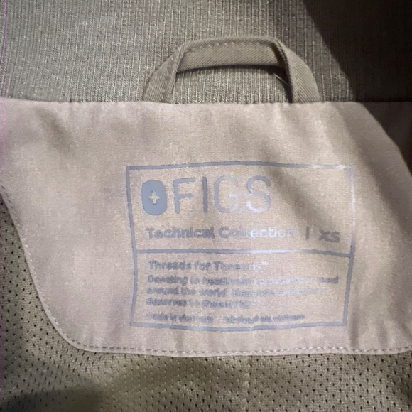 Figs Olive Bomber Jacket - Picture 2 of 3